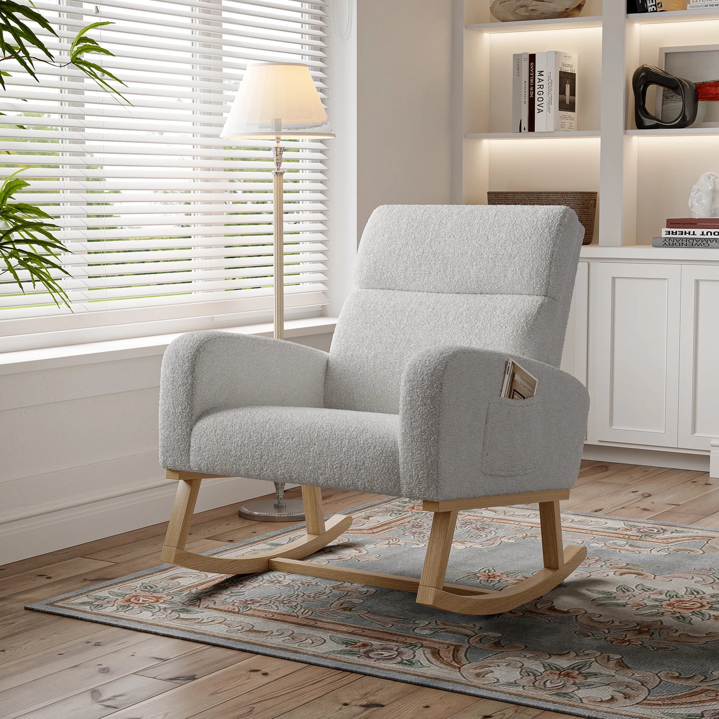 Chaise à bascule allaitement
